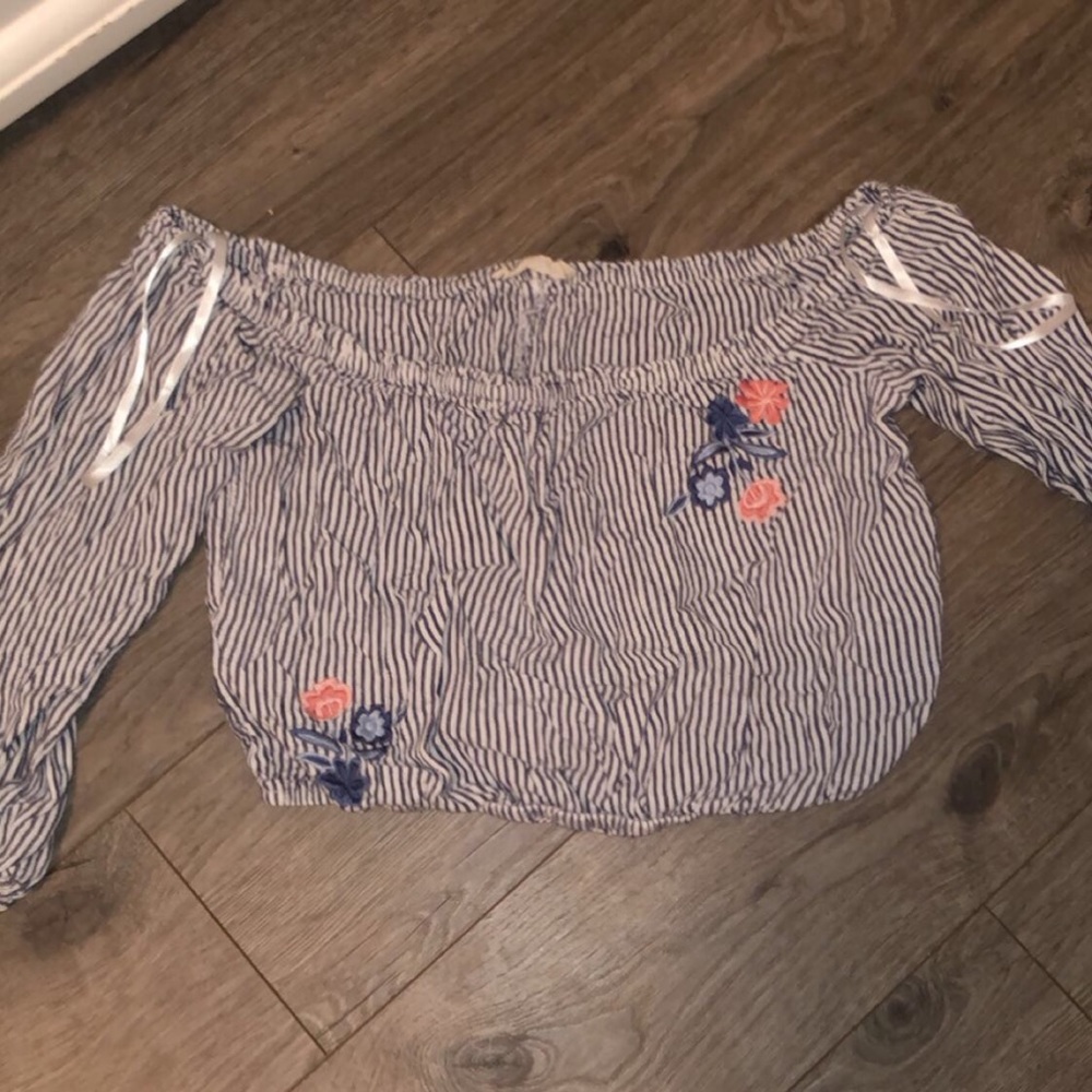 Cropped top long sleeve